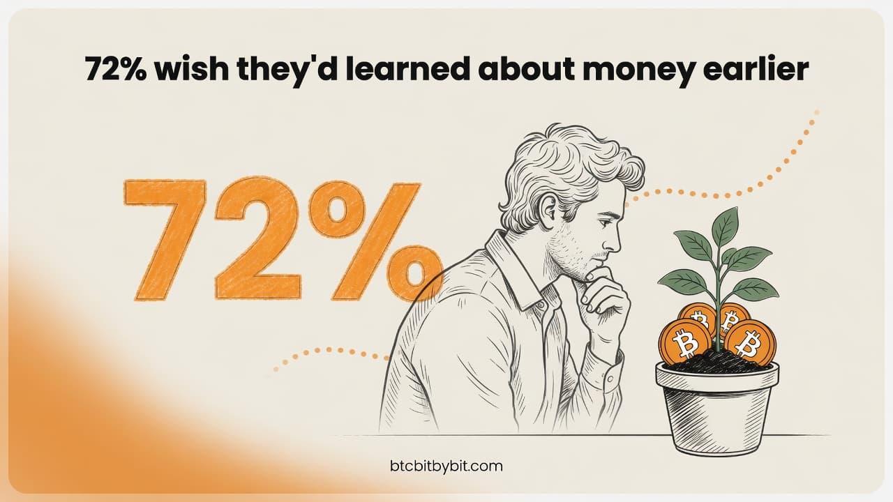 72% of Adults Wish They'd Learned About Money Earlier